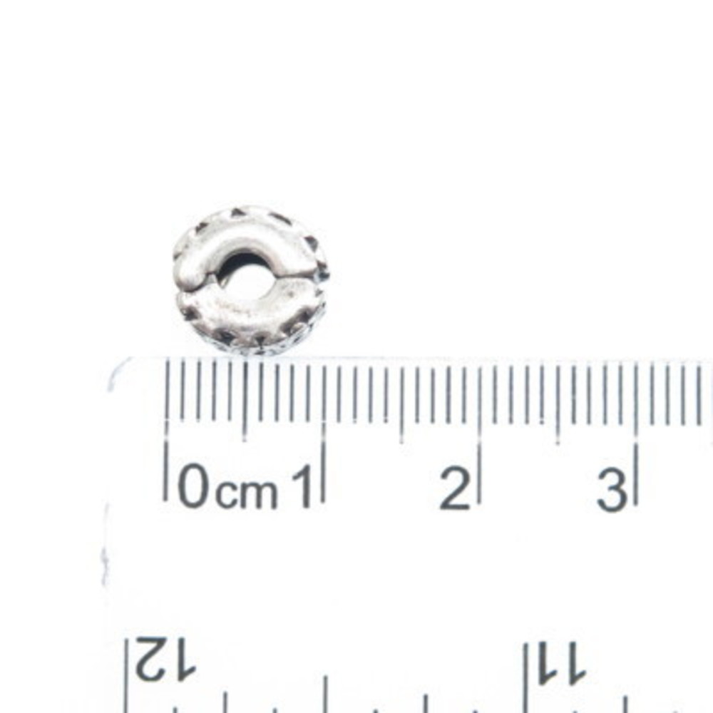 PANDORA 925 Sterling Silver Swirl Oxidized Clip Charm - Picture 4 of 8